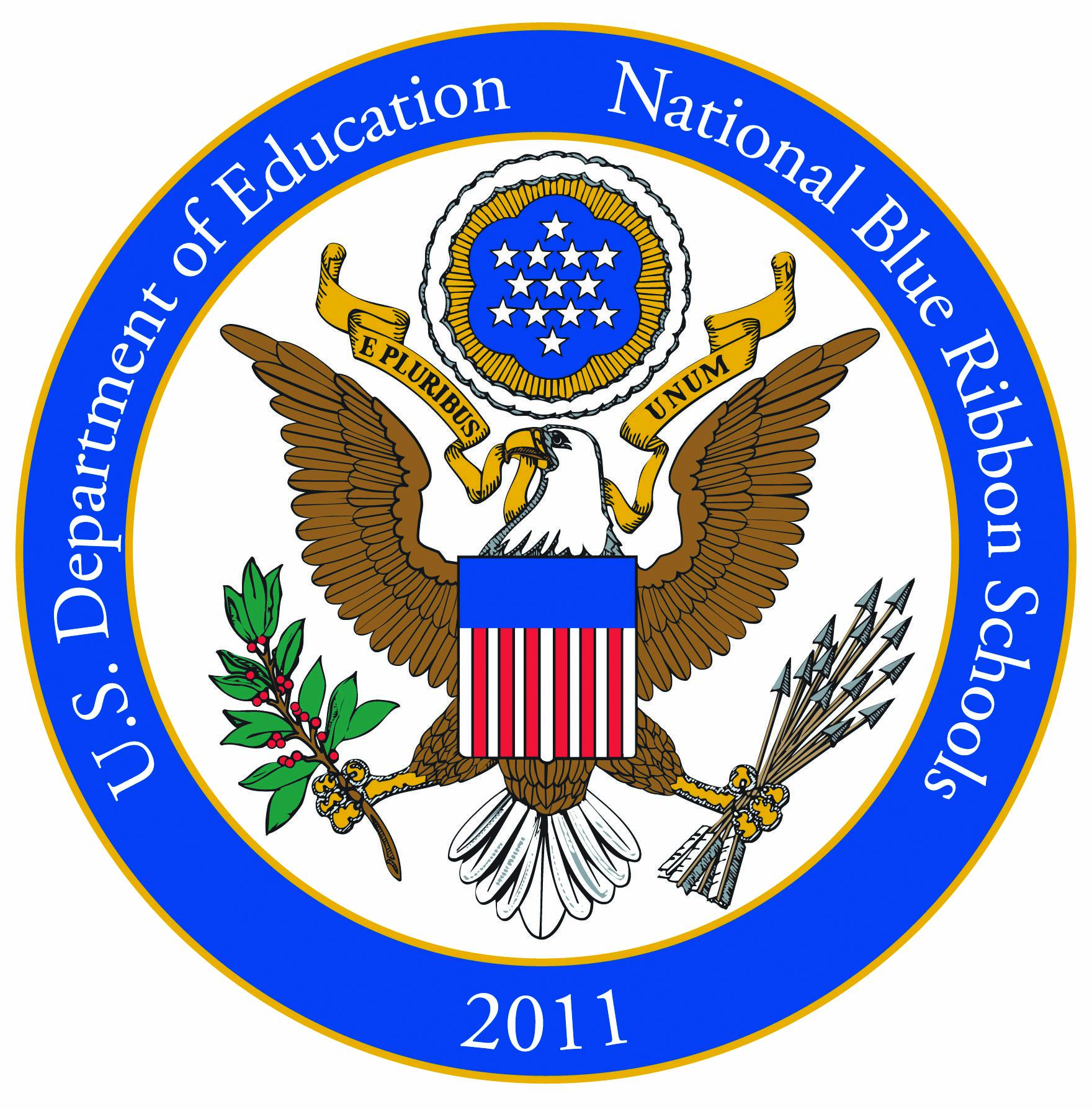 National Blue Ribbon School Seal from DOE 2011